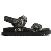 GUESS Sandaal 'Fabelis' goud / zwart