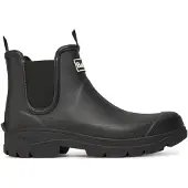 Barbour Chelsea boots 'Nimbus' zwart / wit