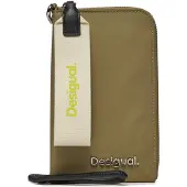 Desigual Smartphonehoesje 'Priori' geel / olijfgroen