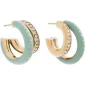 Furla Oorbellen turquoise / goud