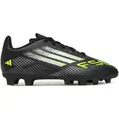 Adidas Sportschoen 'F50 Club' donkergrijs / neongroen / zwart