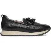 Hispanitas Dames Leren mocassins Kansas Bolero zwart (37), Leer, Plat, 1 tot 3 cm, Geen, Casual HI254238