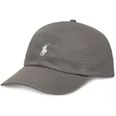Ralph Lauren Dames De iconische grijze katoenen Chinese pet (OSFA), Casual, Grijs 211912843017