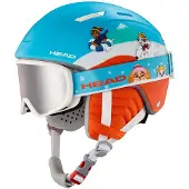 Head - Kinder skihelmen - Mojo Set Paw voor Unisex - Kindermaat 47-51 cm - Blauw