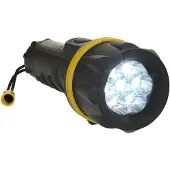 Portwest 7 LED Rubber Zaklamp PA60