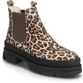 Angulus Winterstiefel - Beige Leo/Brown Elastisch - - 35 - Winterstiefel