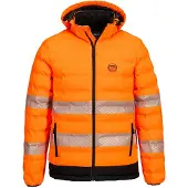 Portwest S5 Hi-vis Ultrasonisch Verwarmd Tunnel Jack S548 | Maat: L