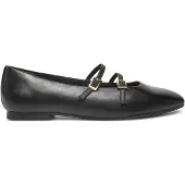 Tamaris Ballerina met riempjes zwart