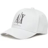 Armani Exchange Heren Baseballpet wit (OSFA), Casual, Katoen XM000811AF13343U0009
