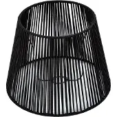 QAZQA Buitenlampenkap met zwart touw IP54 40/28/30 - Jayla