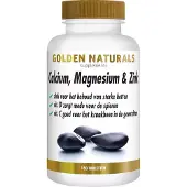 Golden naturals Calcium, Magnesium & Zink (180 vegetarische tabletten)
