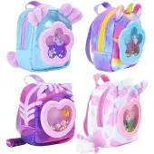 Real Littles Liquid Charms mini Rugtasjes met 6 accessoires