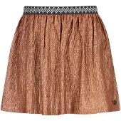Like Flo A-lijn rok met glitters koperbruin Meisjes Polyester Effen - maat 134/140