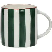 Pomax Mykonos beker met oor 12x8.5cm H9cm groen