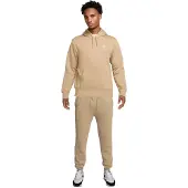 Nike Sportswear Club Fleece Joggingpak Hooded Beige Wit