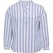 s.Oliver Blouse royal blue/koningsblauw / wit