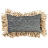 Bazar Bizar De Bonita Katoenen Kussenhoes - Natuur Zwart - 30x50