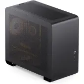 Jonsbo U4 Mini Mesh Micro-ATX-Gehäuse - schwarz Micro-tower Behuizing, Gaming-behuizing, PC-behuizing Zwart