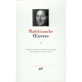 Gallimard Œuvres - Nicolas de Malebranche