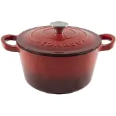 Tomado Braadpan | | Ø 28 x 11 cm (6 liter, Gietijzer, Rood)