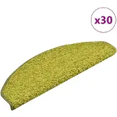 vidaXL Trapmatten 30 stuks 65x21x4 cm Groen Halfrond Groot