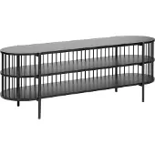 Beliani BIRSON - TV-meubel - Zwart - MDF
