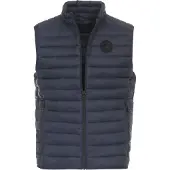 REDMOND Heren Redmond Outdoor vest blauw, Effen
