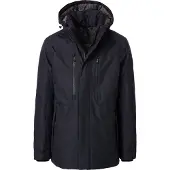 Casa Moda winterjas donkerblauw effen normale fit