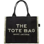 Marc Jacobs De grote boodschappentas in zwart canvas