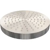 Brauer Stripe regendouchekop Diameter 25 cm RVS-kleurig geborsteld PVD