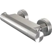 Brauer Stripe Opbouw Douche Thermostaatkraan - Geborsteld RVS PVD - Messing - Kranen, Douchekranen, Douchethermostaten - 8720724564245 - Kranen, Douchekranen, Douchethermostaten