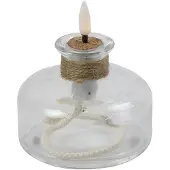 Countryfield LED Olielamp Lyon Helder Ø9,5xH10,2cm Transparant transparant Glas Countryfield