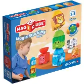 Geomag MagiCube Stacking Safari Recycled - Magnetische Stapelblokken - 10-delig - Vanaf 2 jaar