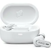 AKG Ecouteurs sans fil N5 Hybrid Bluetooth avec réduction active du bruit Blanc