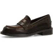 Manfield Instappers chocoladebruin