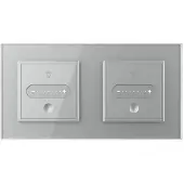 Livolo | Grijs | SR+SR | SlideDimmer | Wisselschakelaar | Smart Home
