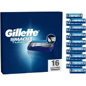 Gillette Mach3 Turbo Scheermesjes Voordeelpack - 16 stuks