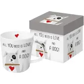 Paperproducts Design ppd Trend Mug in Geschenkbox Love and Dog