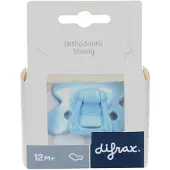 Difrax Fopspeen Dental +12 maanden Gems - Blauw Topaas 1 St Speen