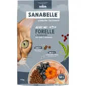 Sanabelle Adult met forel en bosbessen kattenvoer 2 x 8 kg