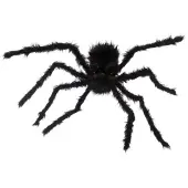 Intratuin Halloween Decoratie Harige Spin 50 X 65 Cm Zwart