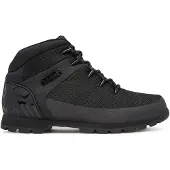 Timberland Men Euro Sprint Mid Lace Up Waterproof Boot Jet Black-Schoenmaat 43