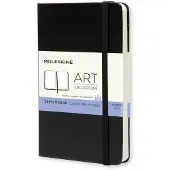 Moleskine Carnet de croquis - Format de poche - Couverture rigide noire
