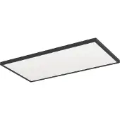 Eglo Badkamer plafondlamp Rovito vierkant - zwart - 57x30cm