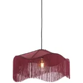 Light & Living Hanglamp Ø50x28 cm TIFFANY velvet bordeaux