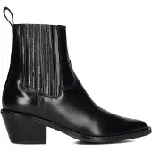 Blasz Dames Enkellaarsjes L91204 - Zwart - Maat 41