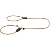 Hunter retrieverlijn met stop freestyle beige - 170x0,8 cm - Hondenlijn