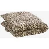 Madam Stoltz - Matraskussen 60x100cm - Zand, syrah, khaki - loungekussen