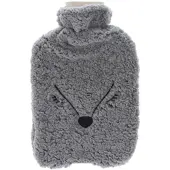 Home & Styling Warmwaterkruik Vosje - 40x10cm - Donkergrijs