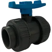 Cepex PVC kogelkraan met dubbele wartel ?32 mm 10 ato